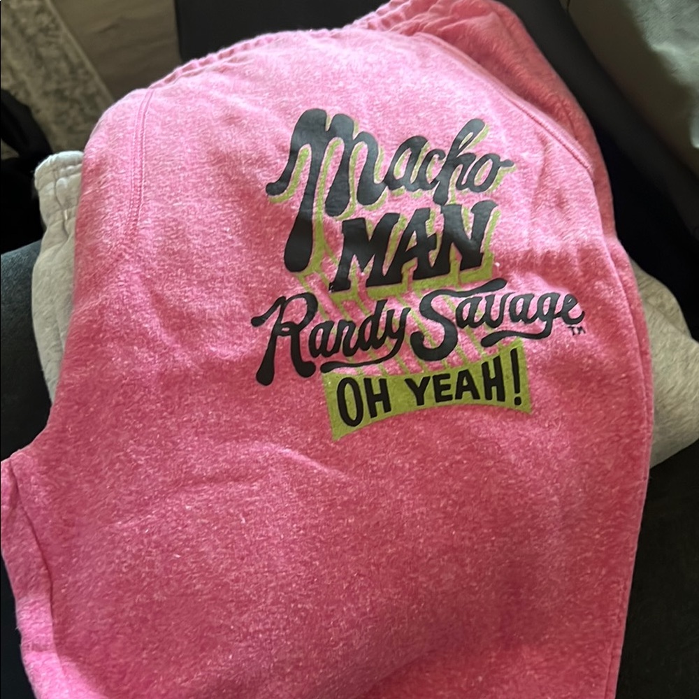Macho Man Randy Savage Pink Sweats
